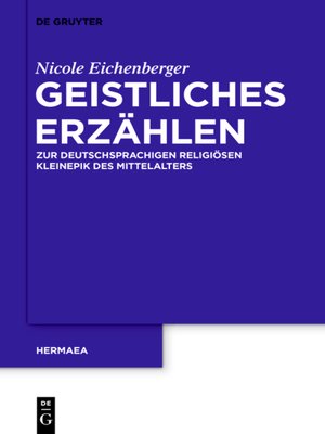 cover image of Geistliches Erzählen